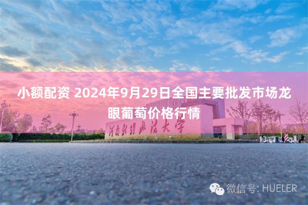 小额配资 2024年9月29日全国主要批发市场龙眼葡萄价格行情