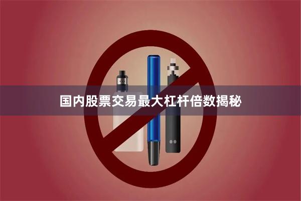 国内股票交易最大杠杆倍数揭秘