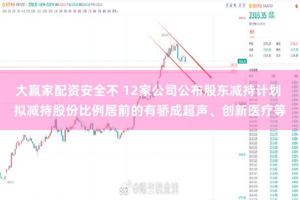 大赢家配资安全不 12家公司公布股东减持计划 拟减持股份比例居前的有骄成超声、创新医疗等