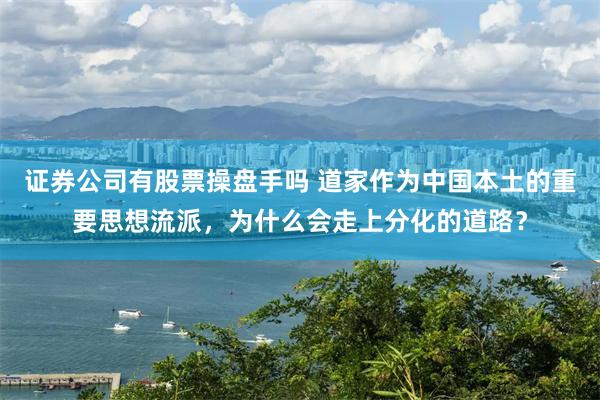 证券公司有股票操盘手吗 道家作为中国本土的重要思想流派，为什么会走上分化的道路？