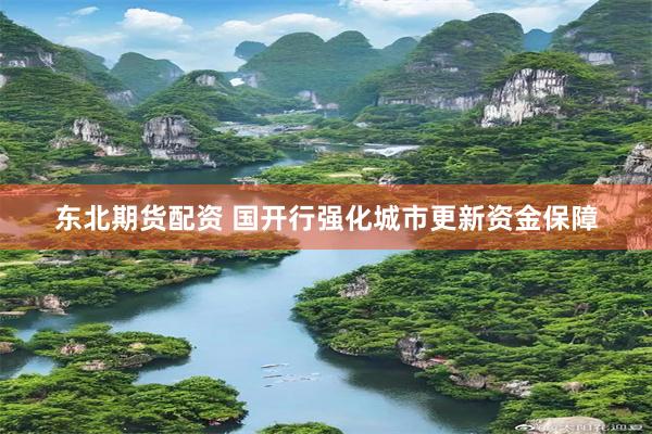 东北期货配资 国开行强化城市更新资金保障
