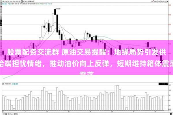 股票配资交流群 原油交易提醒：地缘局势引发供给端担忧情绪，推动油价向上反弹，短期维持箱体震荡